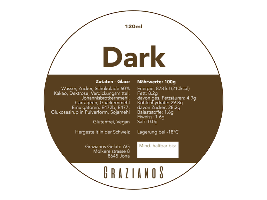 Dark Becher 120 ml (v)