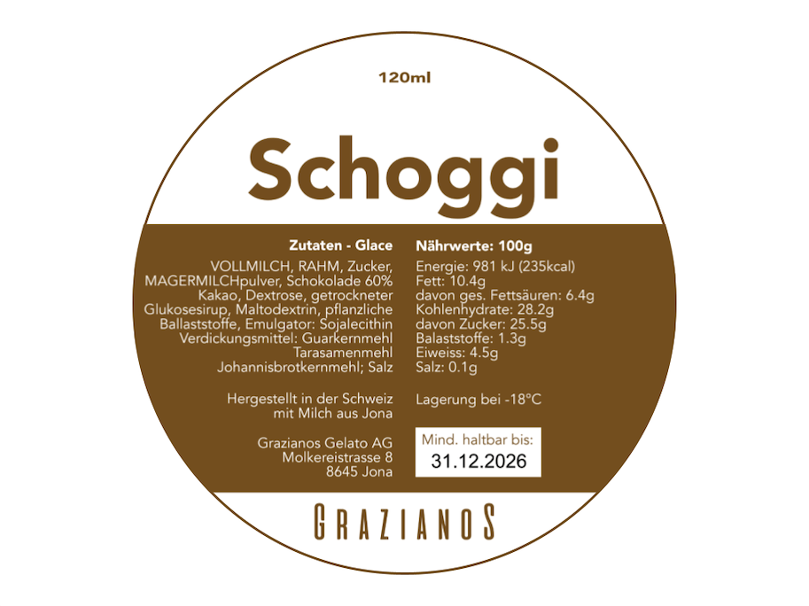 Schoggi Becher 120 ml