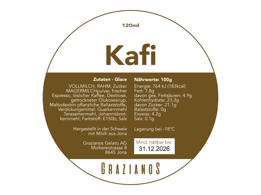 Kafi Becher 120 ml