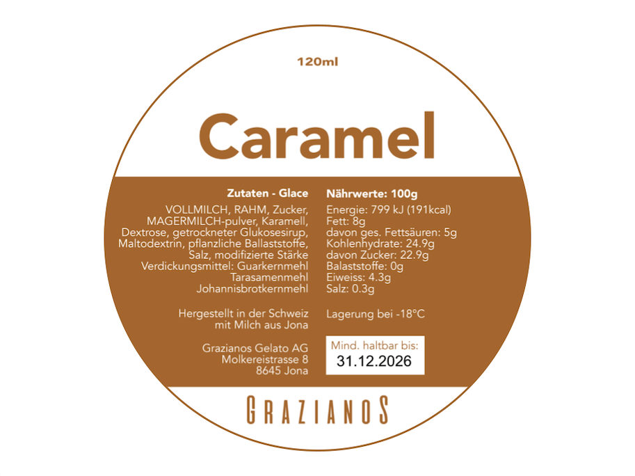 Caramel Becher 120 ml