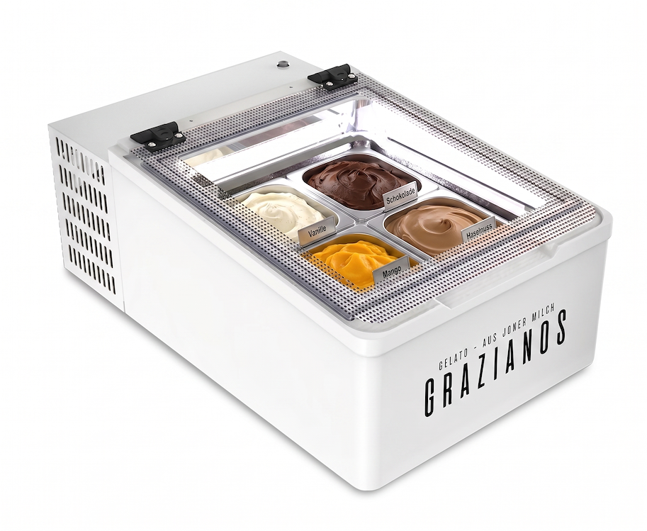 Gelato Partyvitrine inkl. Gelato - Miete